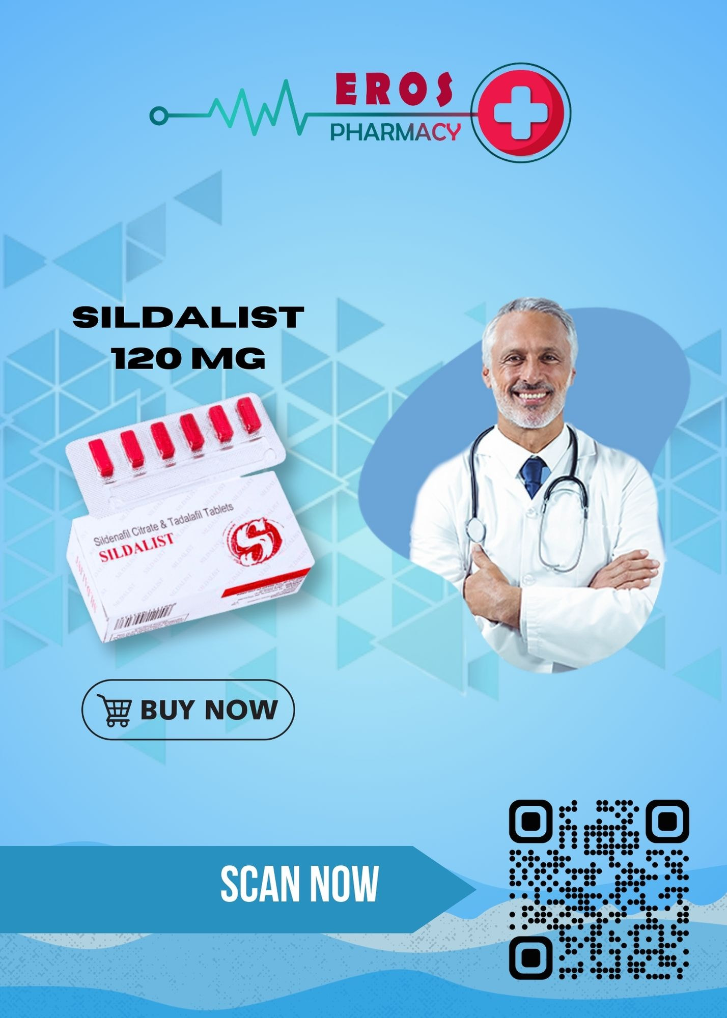 Buy Sildalist 120mg | Sildenafil Citrate & Tadalafil Tablets 120mg