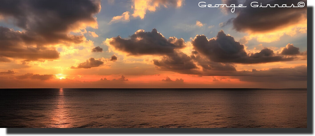 Sea sunset!! by George Amfilochia on 500px.com