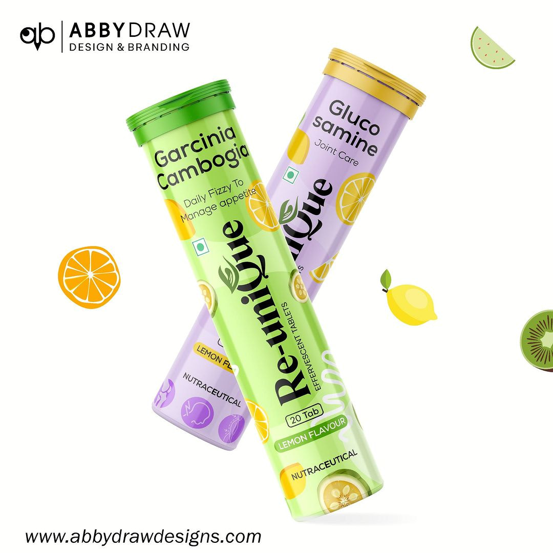 Re-Unique Tab packaging designs by Abbydraw