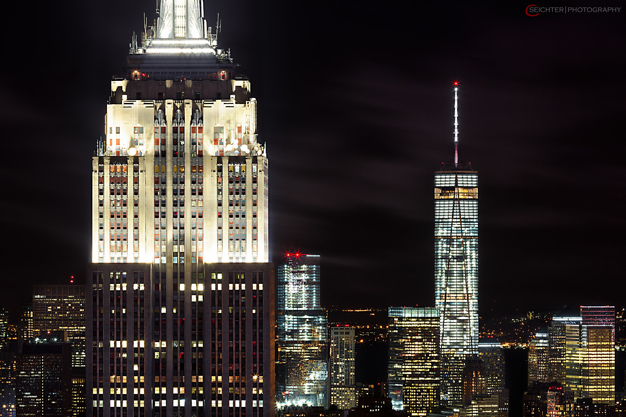 Empire State Building vs. One World Trade Center by James 3177 - Photo ...