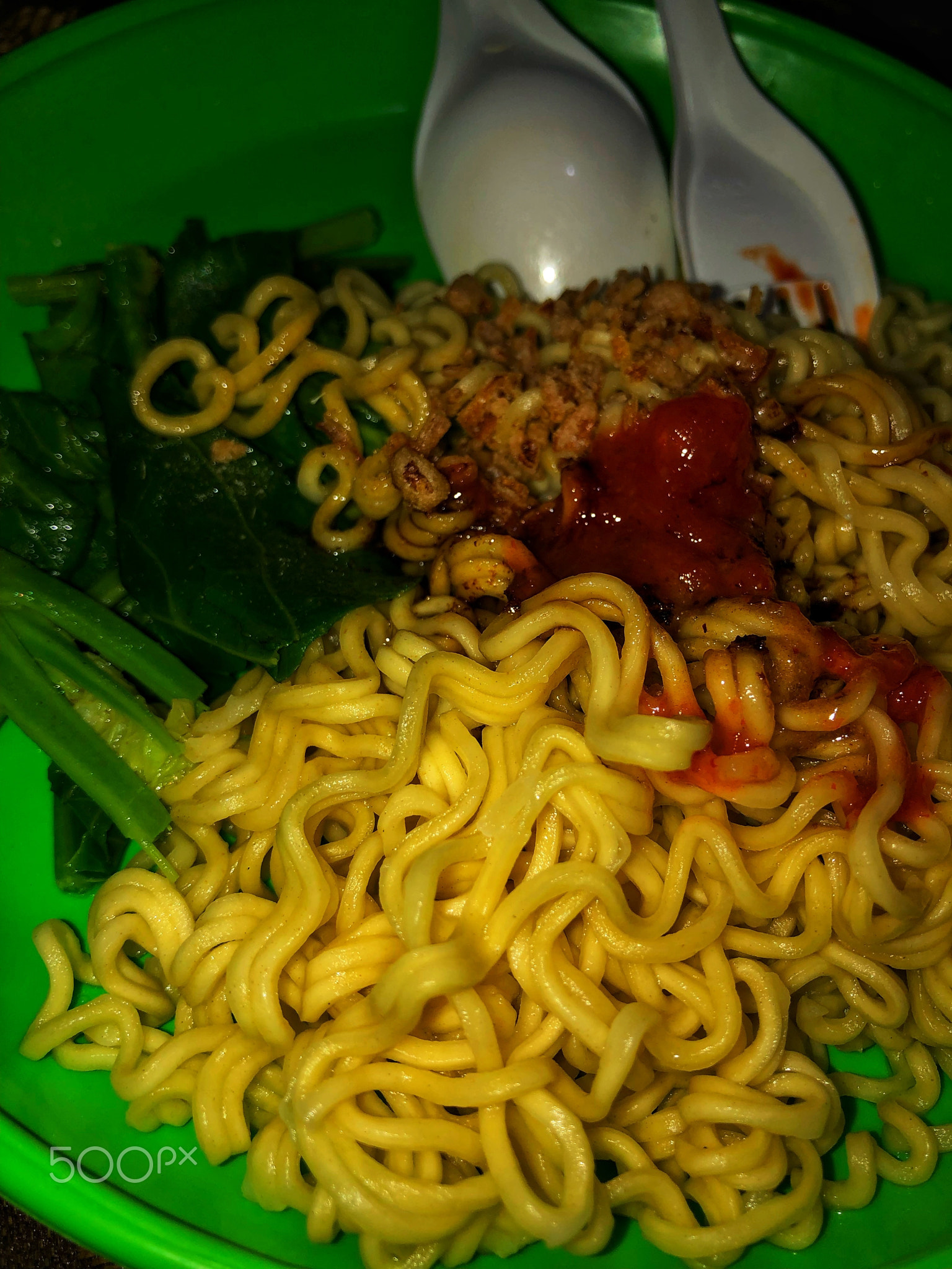 Instant fried noodles