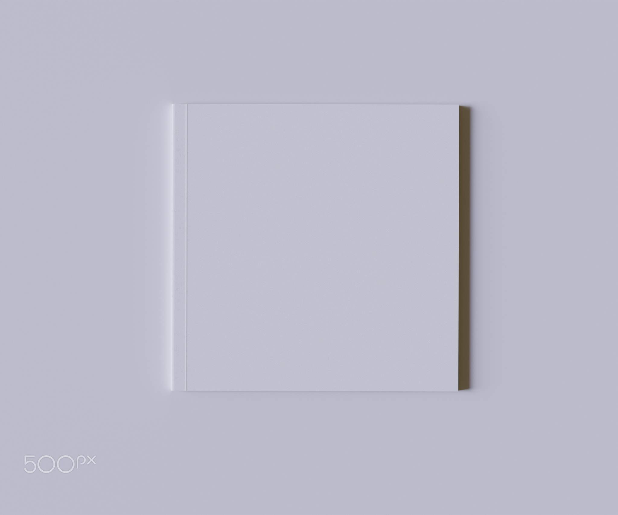 Realistic Magazine Square white color