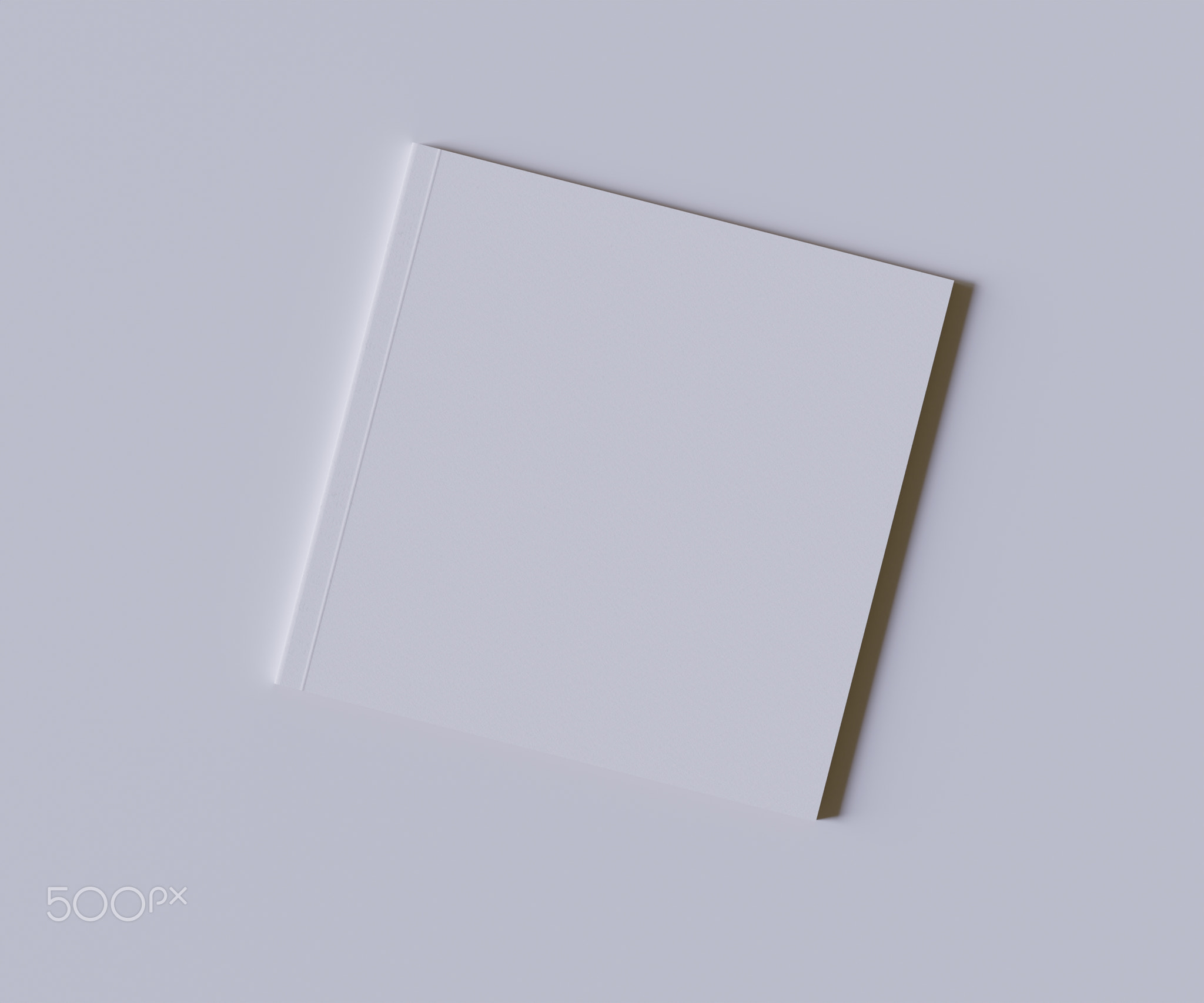 Realistic Magazine Square white color