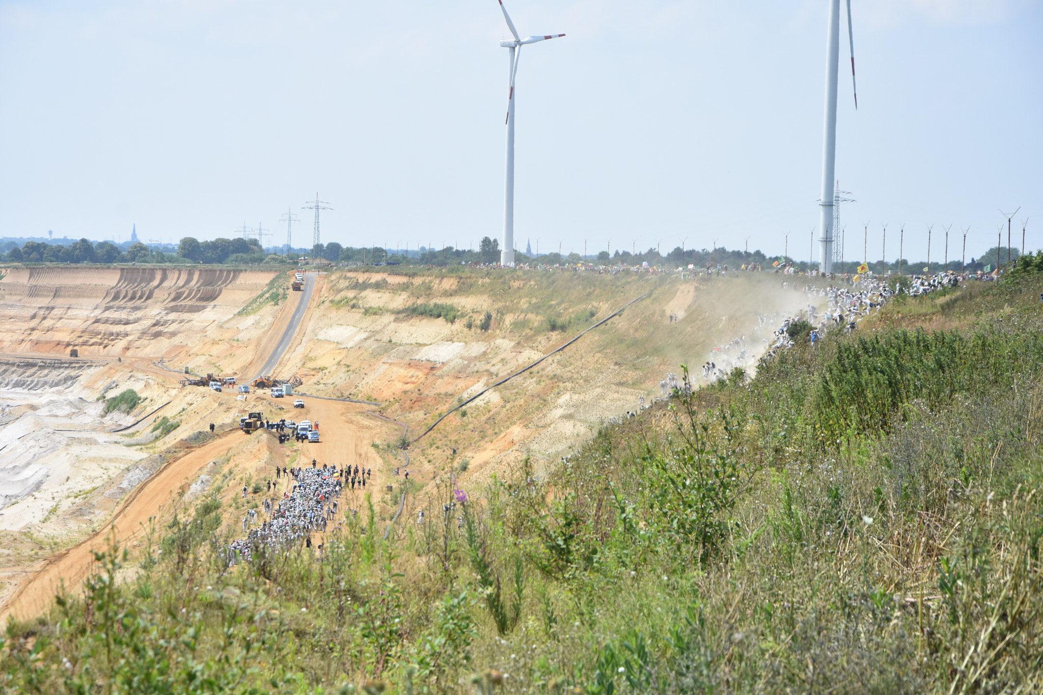Protest agains coal Mine - Ende Gelände 2019
