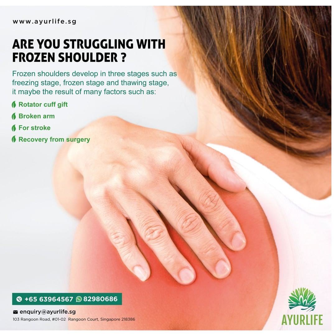 Frozen Shoulder in Ayurveda in Singapore
