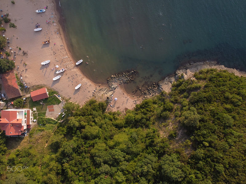 High angle view of trees by sea by NECMETT?N SOBUTAY on 500px.com