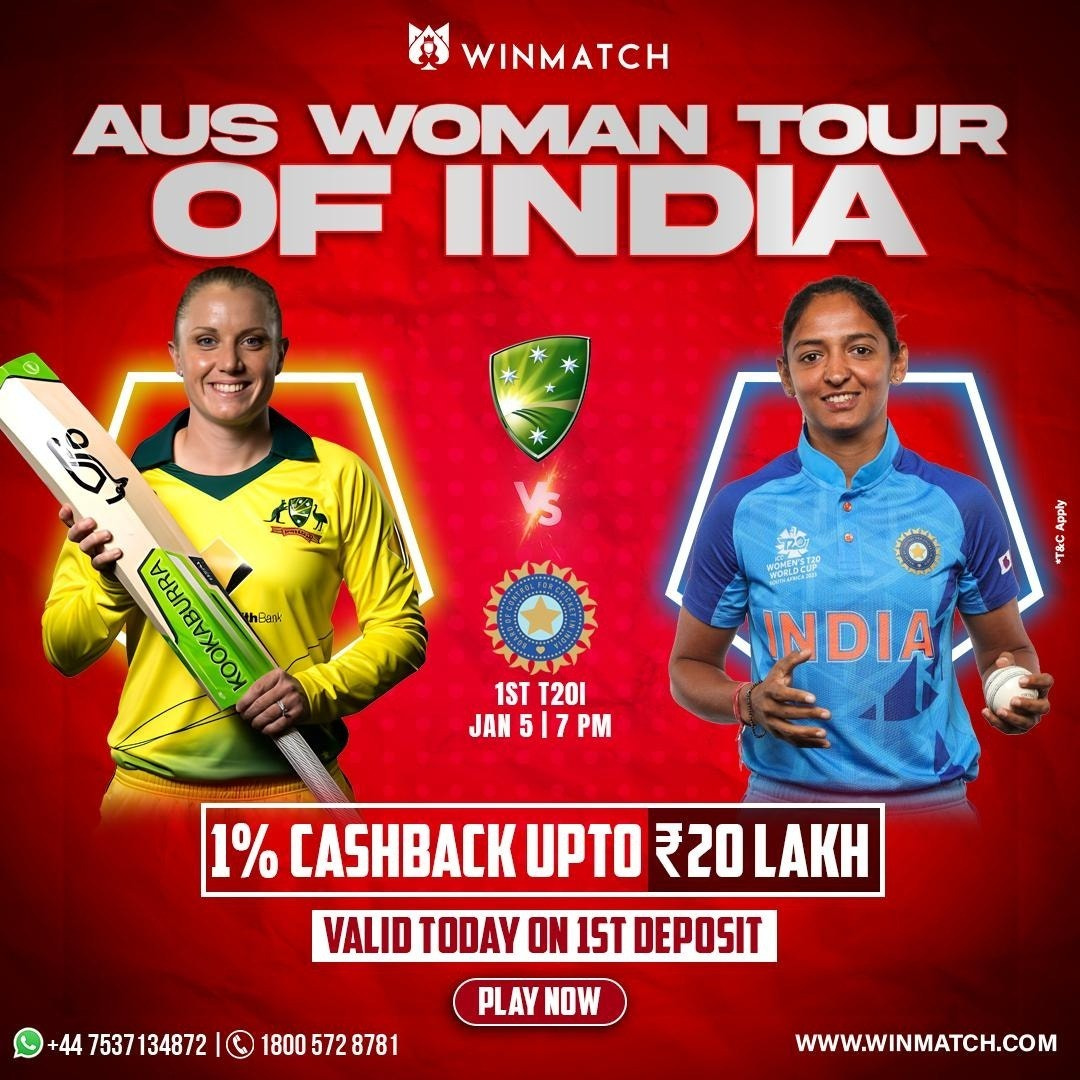 Cricket Excitement Unleashed: India vs Australia T20 Showdown on WinMatch