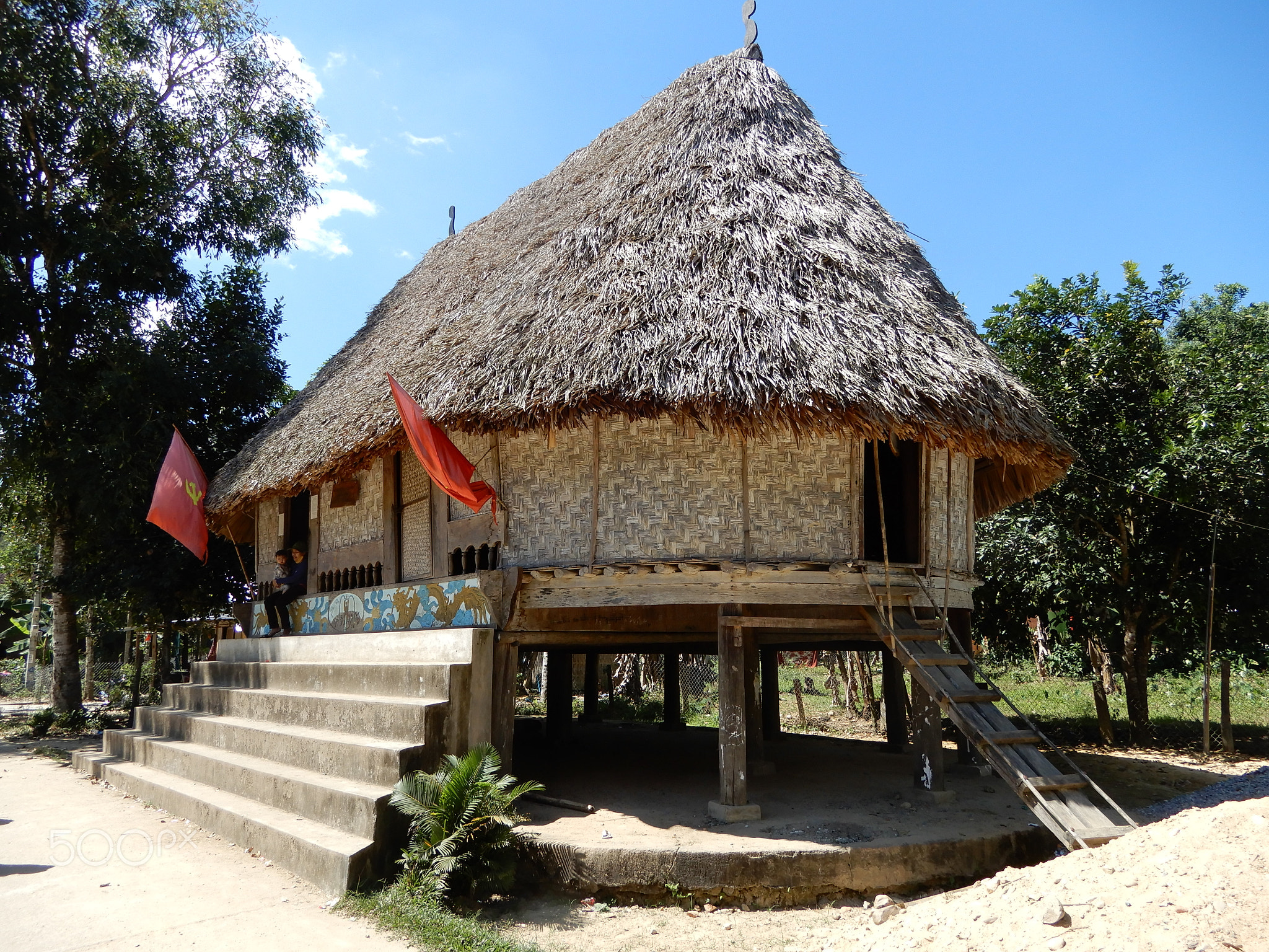 Bho Hoong village hall in central Vietnam
