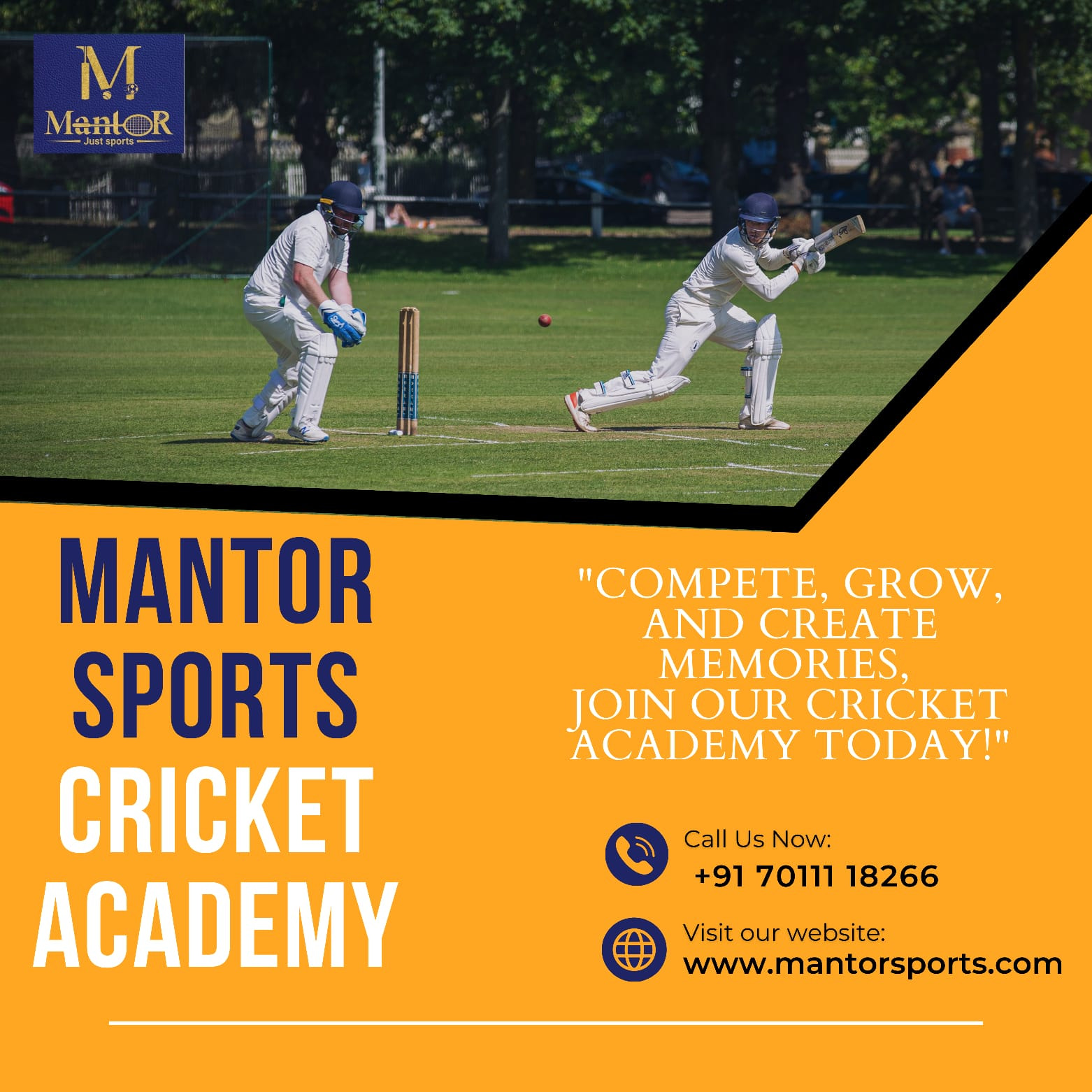 Best Cricket Academy in Faridabad - Mantor Just Sports