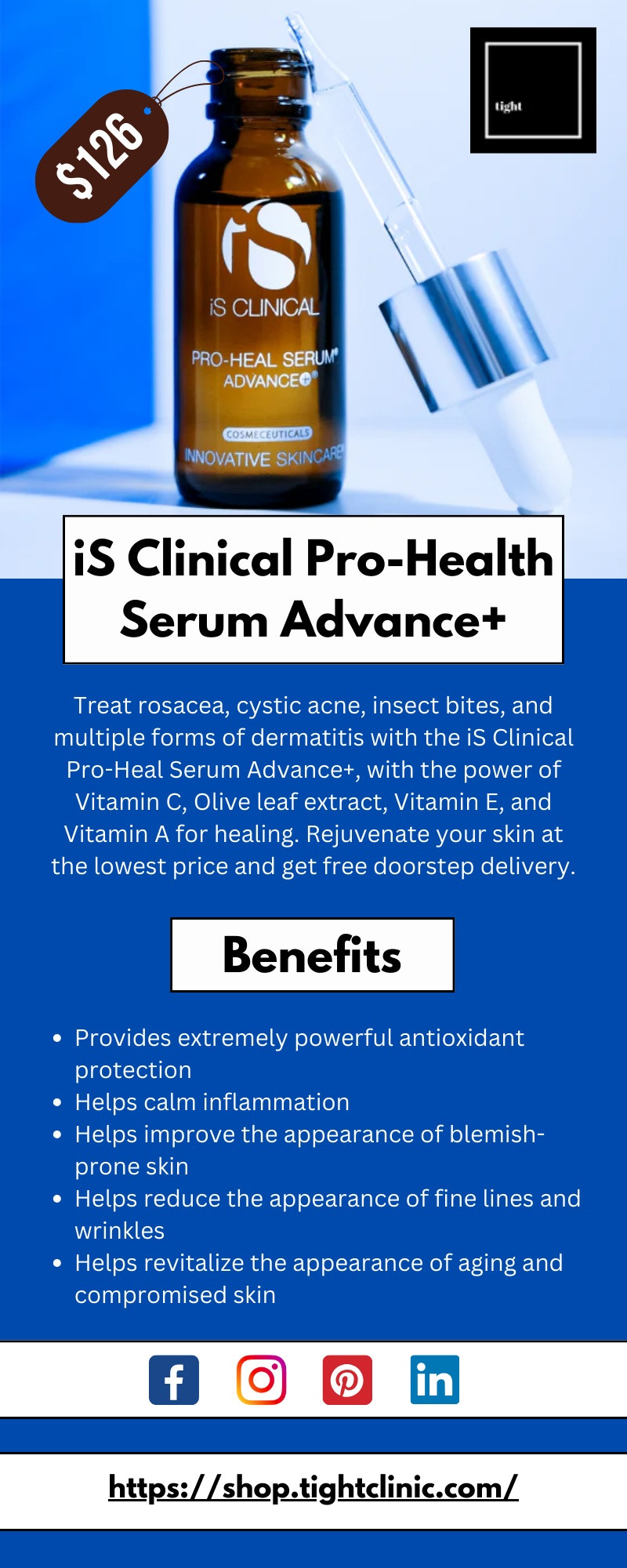 Buy iS Clinical Pro Heal Serum Advance+ from Tight Clinic Toronto