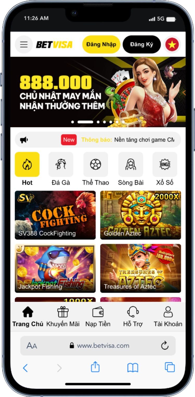 Betvisa tặng 100k miễn phí tốt nhất 2024