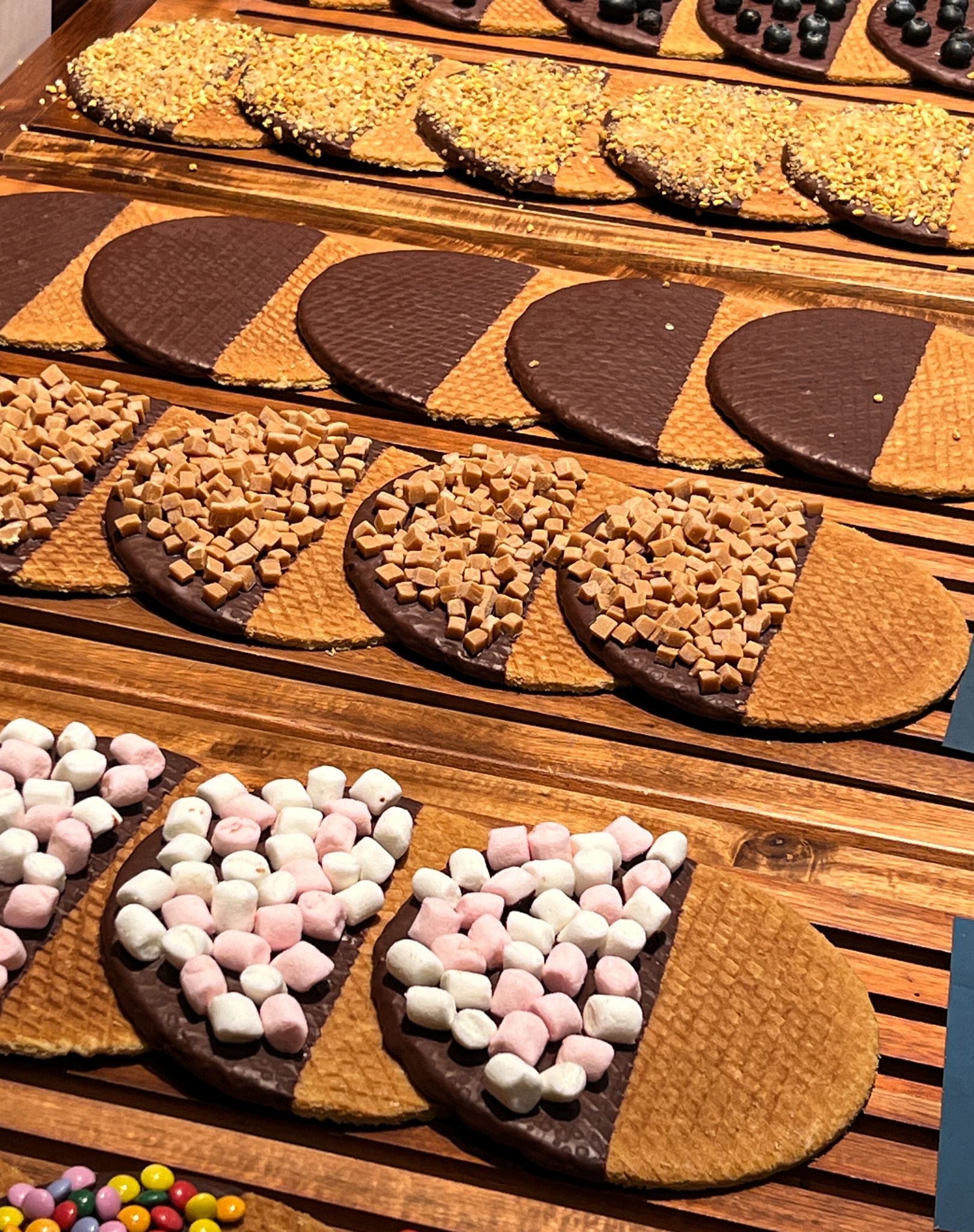 Traditional Dutch stroopwafels