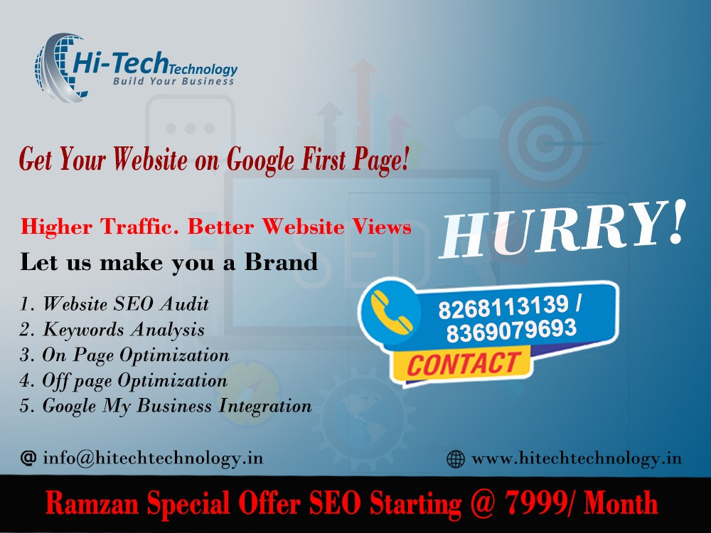 Get Your Website on Google First Page! Higher Traffic.