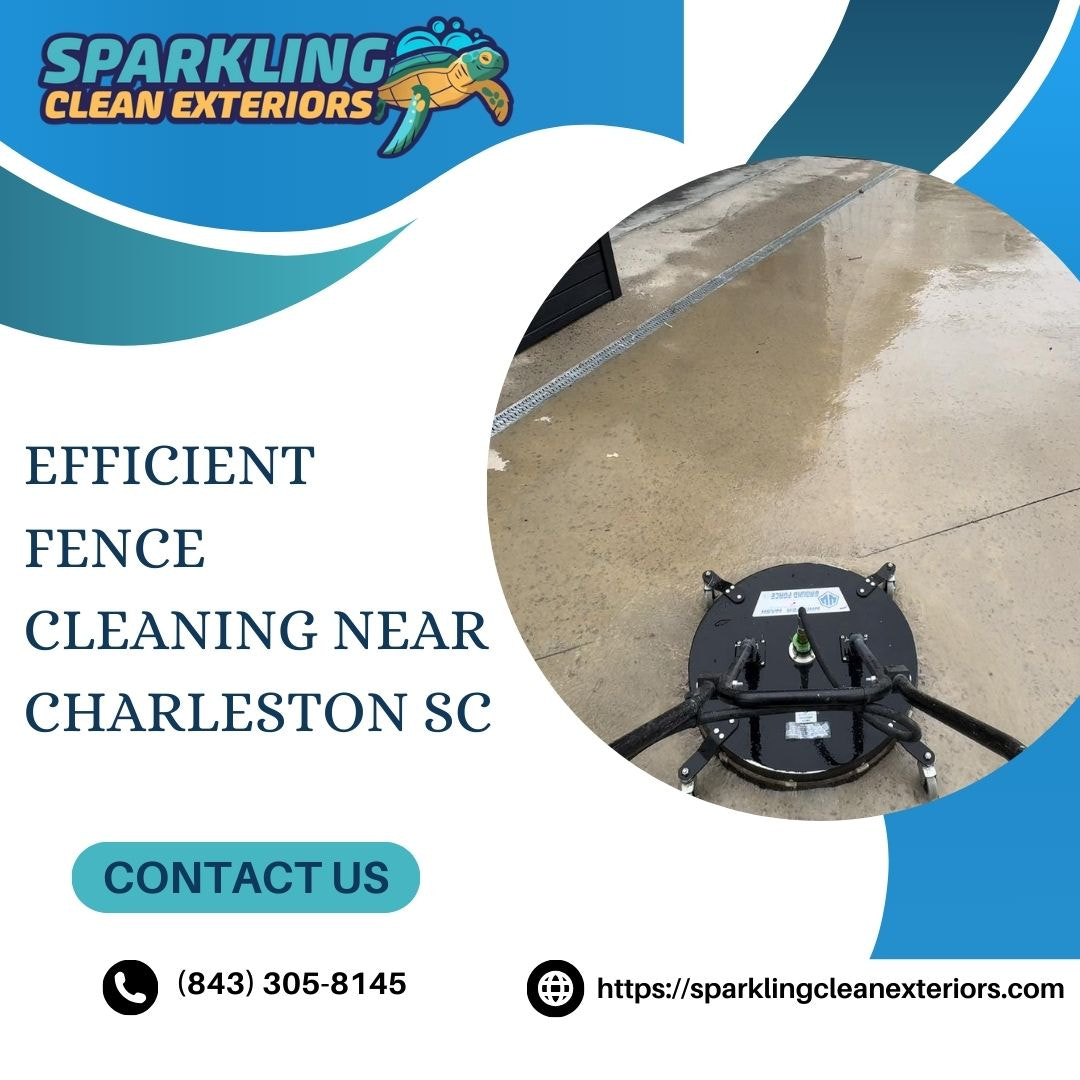 Efficient Fence Cleaning Near Charleston, SC