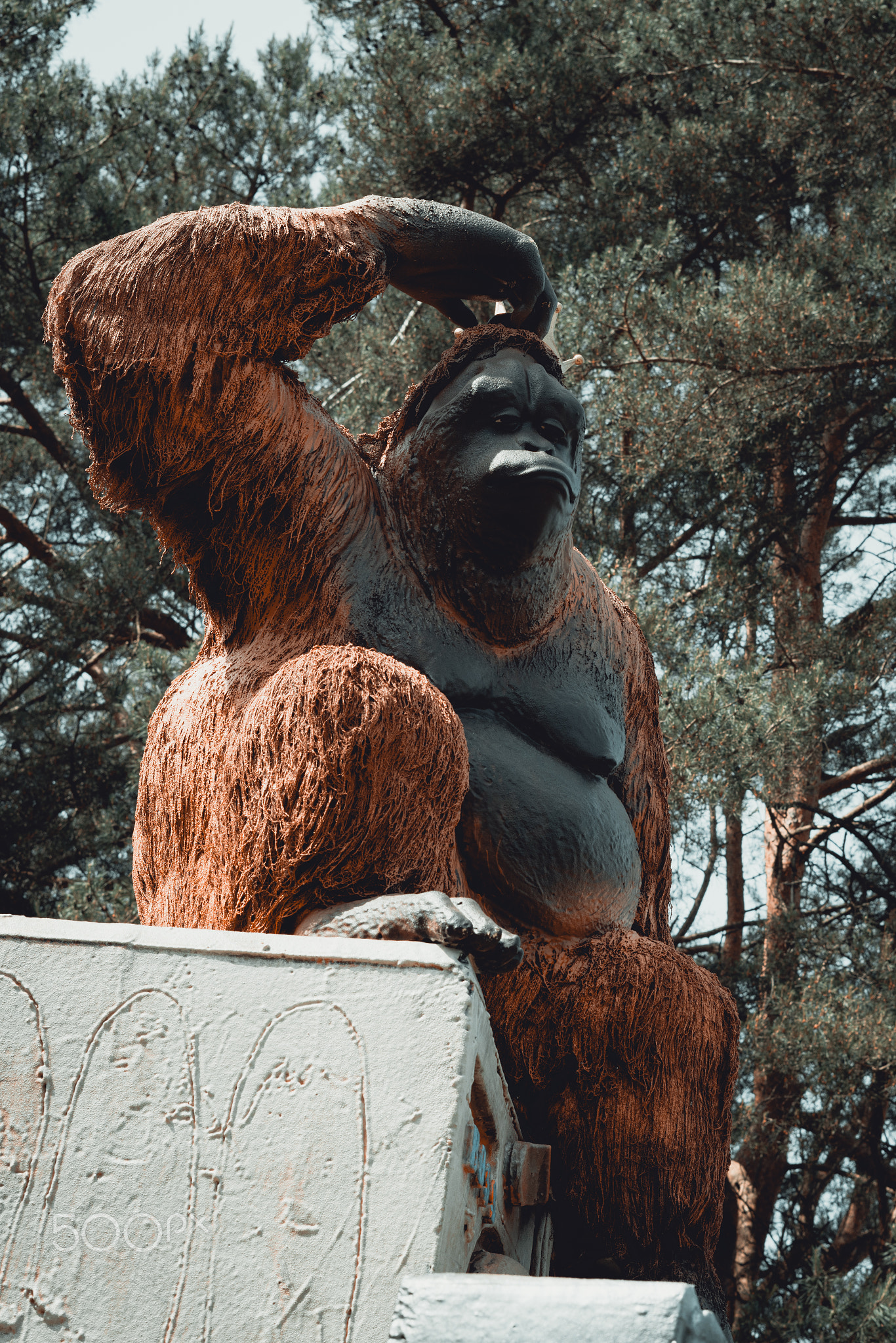 Sculpture #ape_tit, Lithuania Birštone