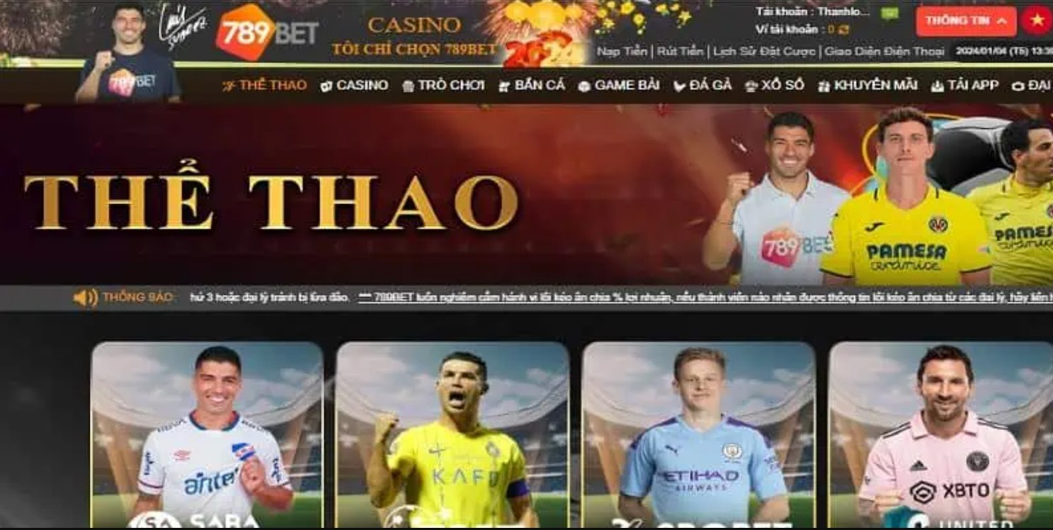 CẬP NHẬT TIN TỨC THỂ THAO NHANH NHẤT TẠI 789BET