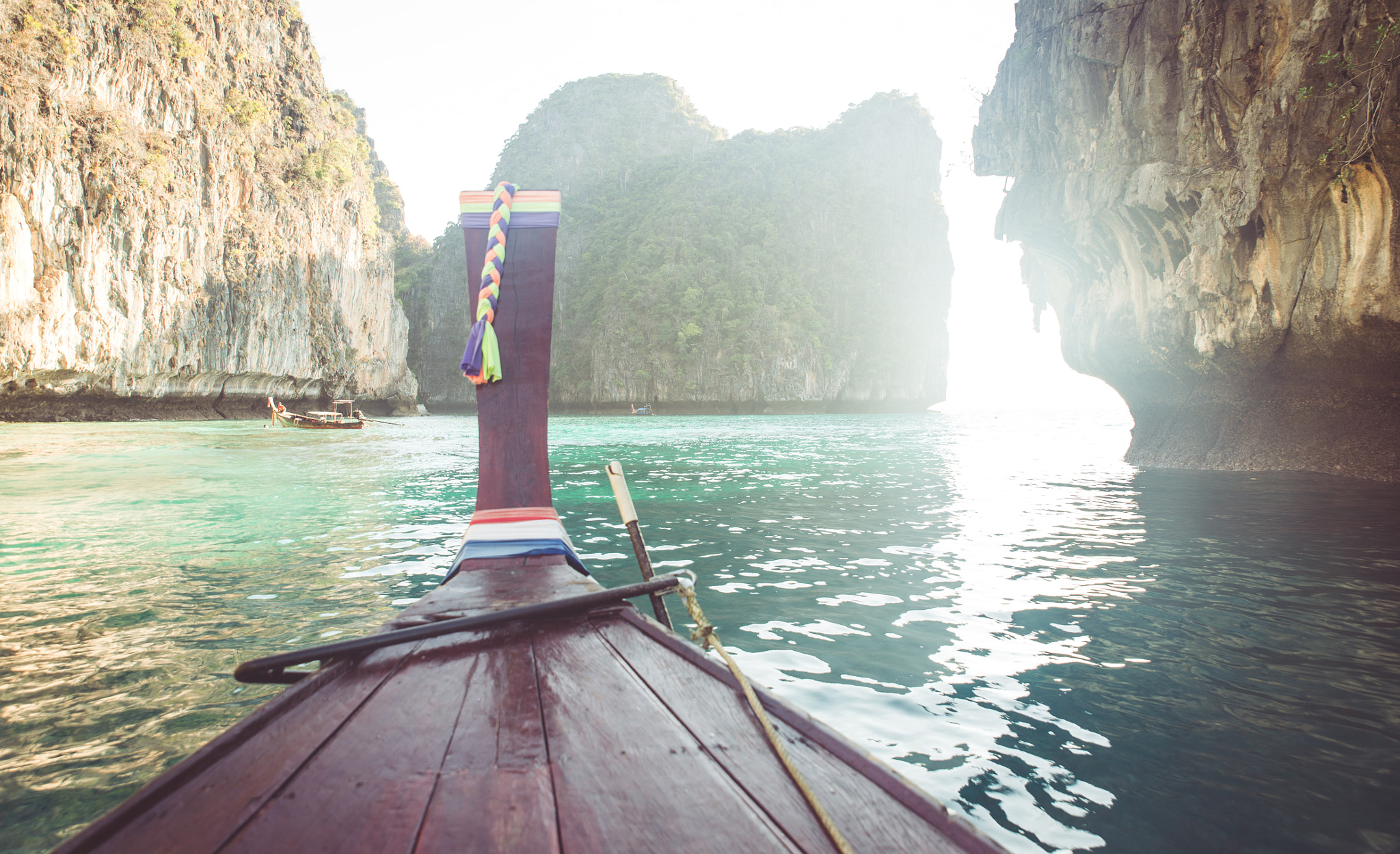 excursion on long tail boat