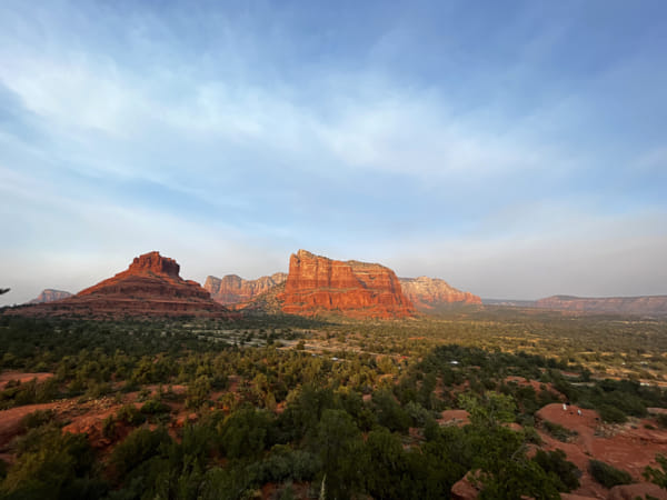 Bell Rock and Courthouse Sunset by Wei Wang on 500px.com