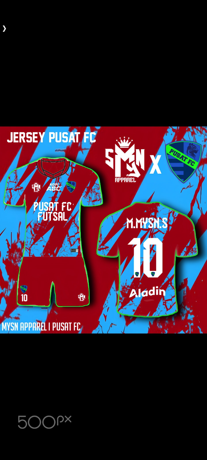 red lightning futsal jersey