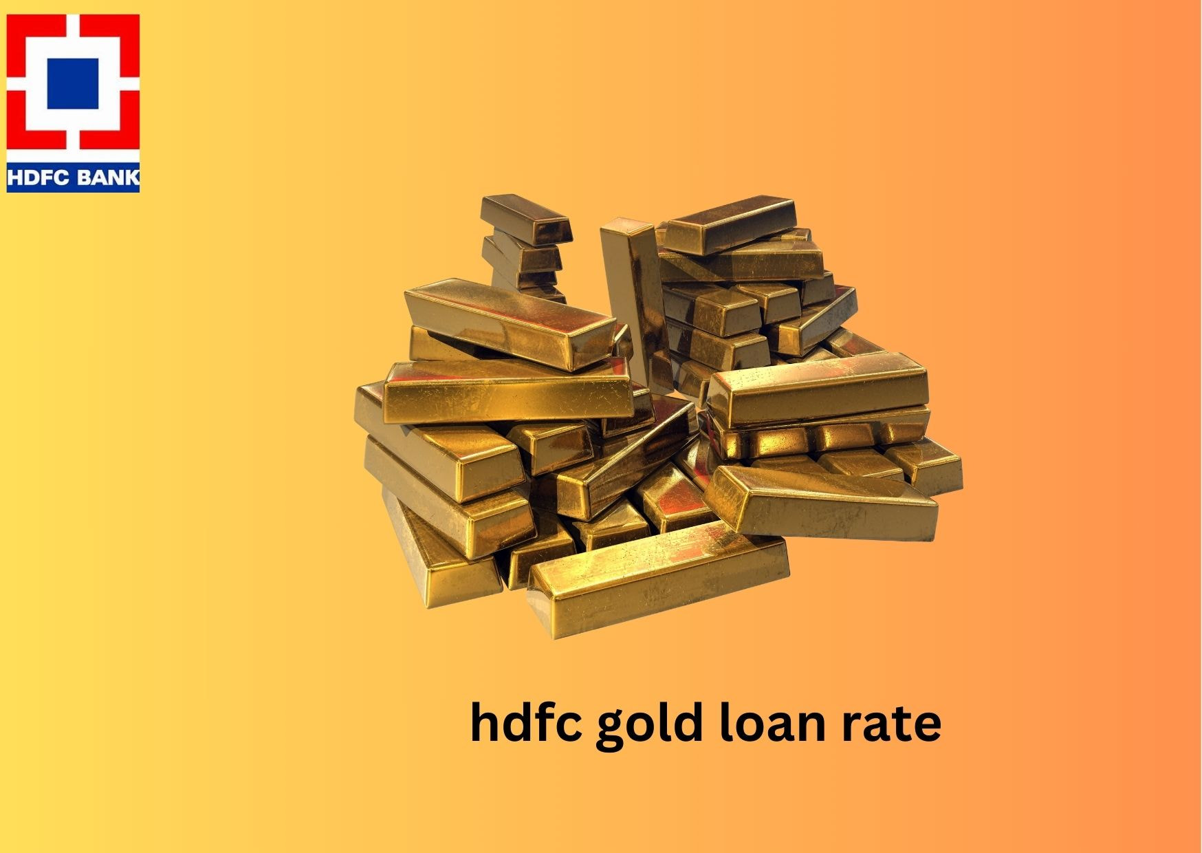 hdfc gold loan rate