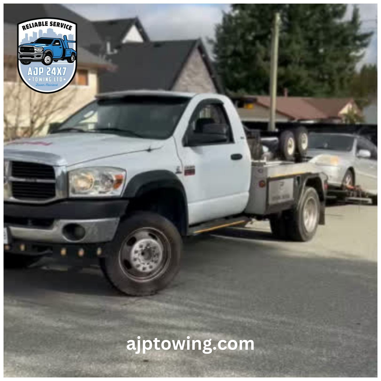 Trust AJP Towing: Reliable, Efficient, Fully Insured!