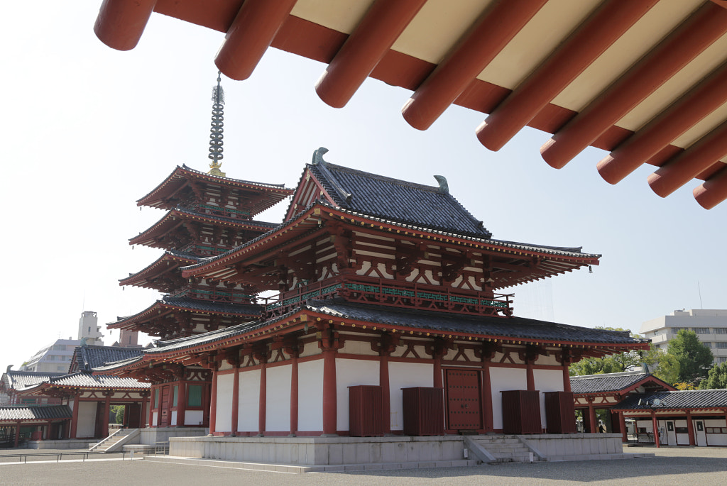 Osaka Japan 大阪 四天王寺五重塔by Zheng Cha 500px