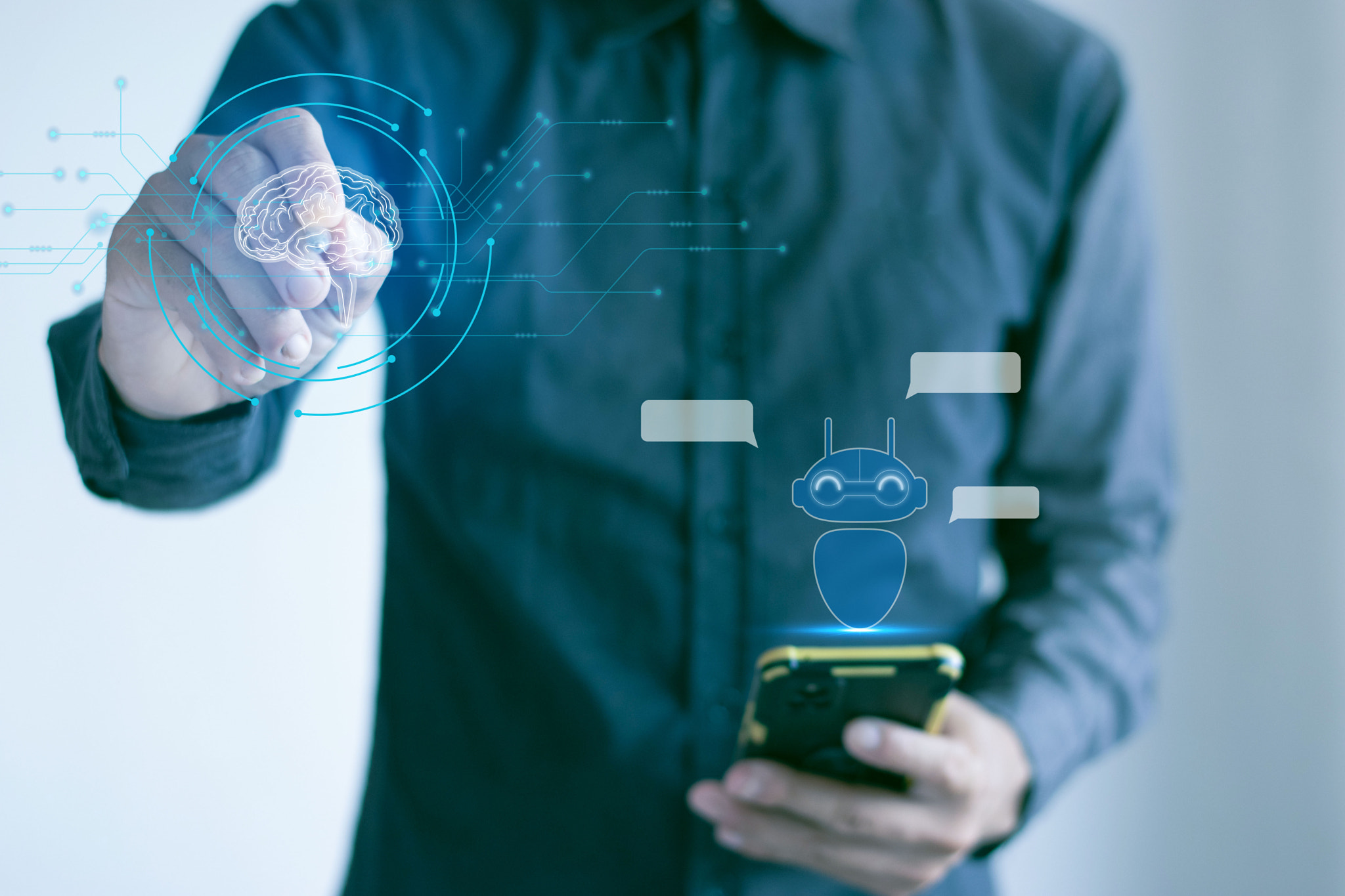 AI is a tool that can help businesses connect with the future.
