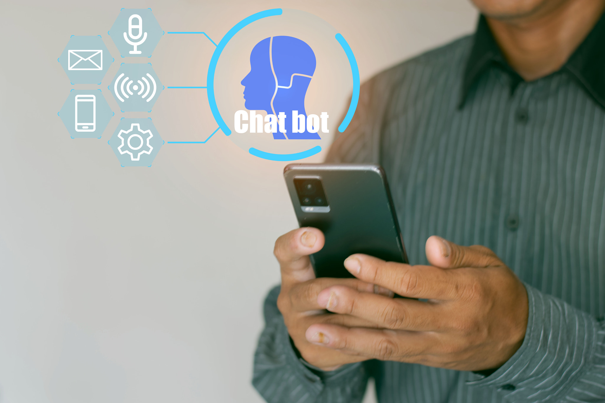 Chat robots are a technology that enables business conversations and processing through screens, mob