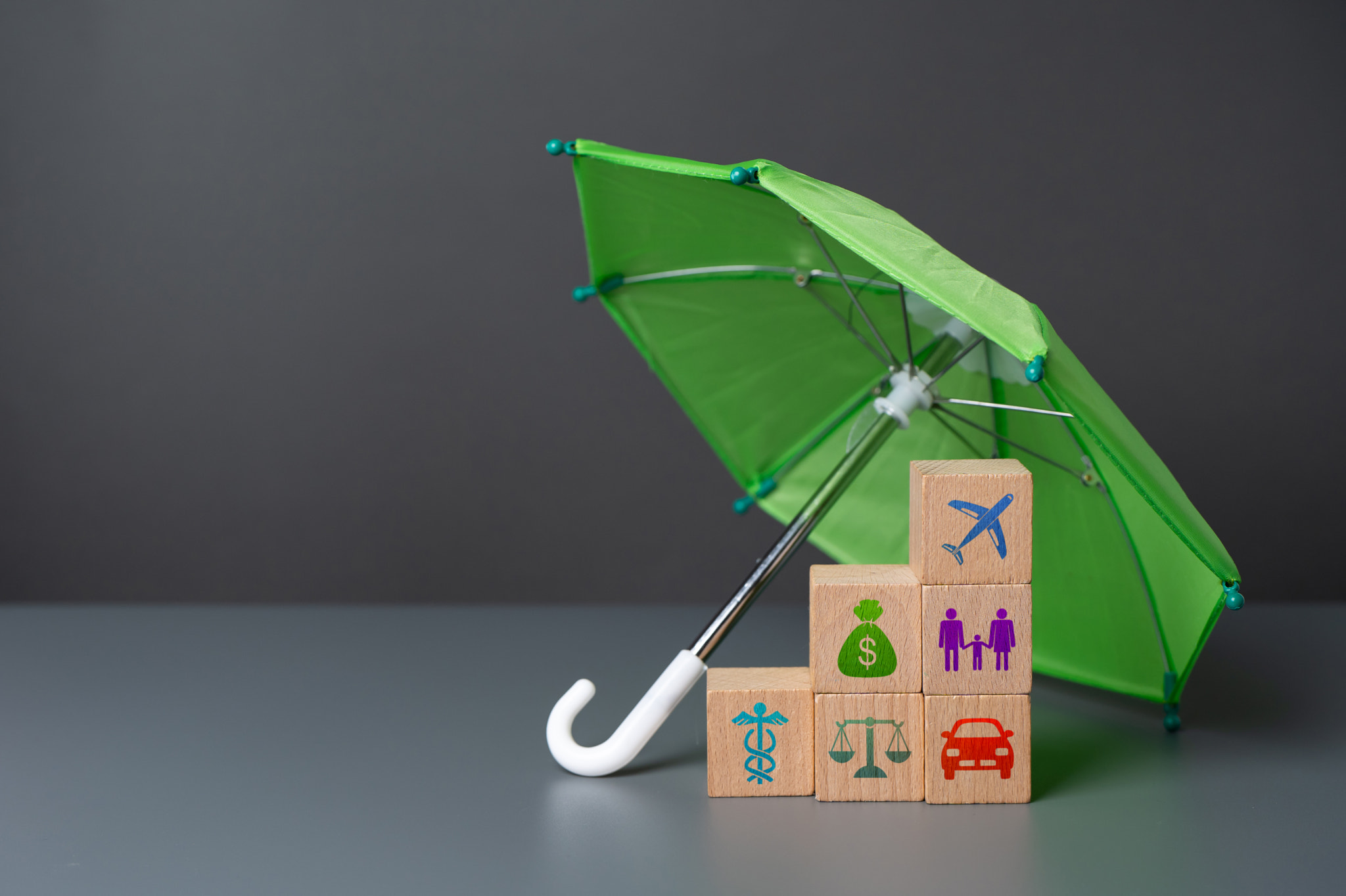Insurance services under the umbrella. Comprehensive insurance coverage encompass a wide range of ri