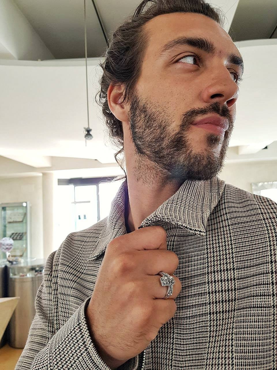 Mens Filigree Wedding Rings