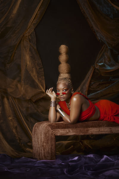 Sadé Awele photographed for the cover of her new Album, Intuition