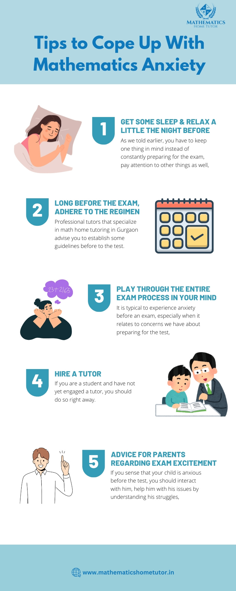 Tips to Cope Up With Mathematics Anxiety