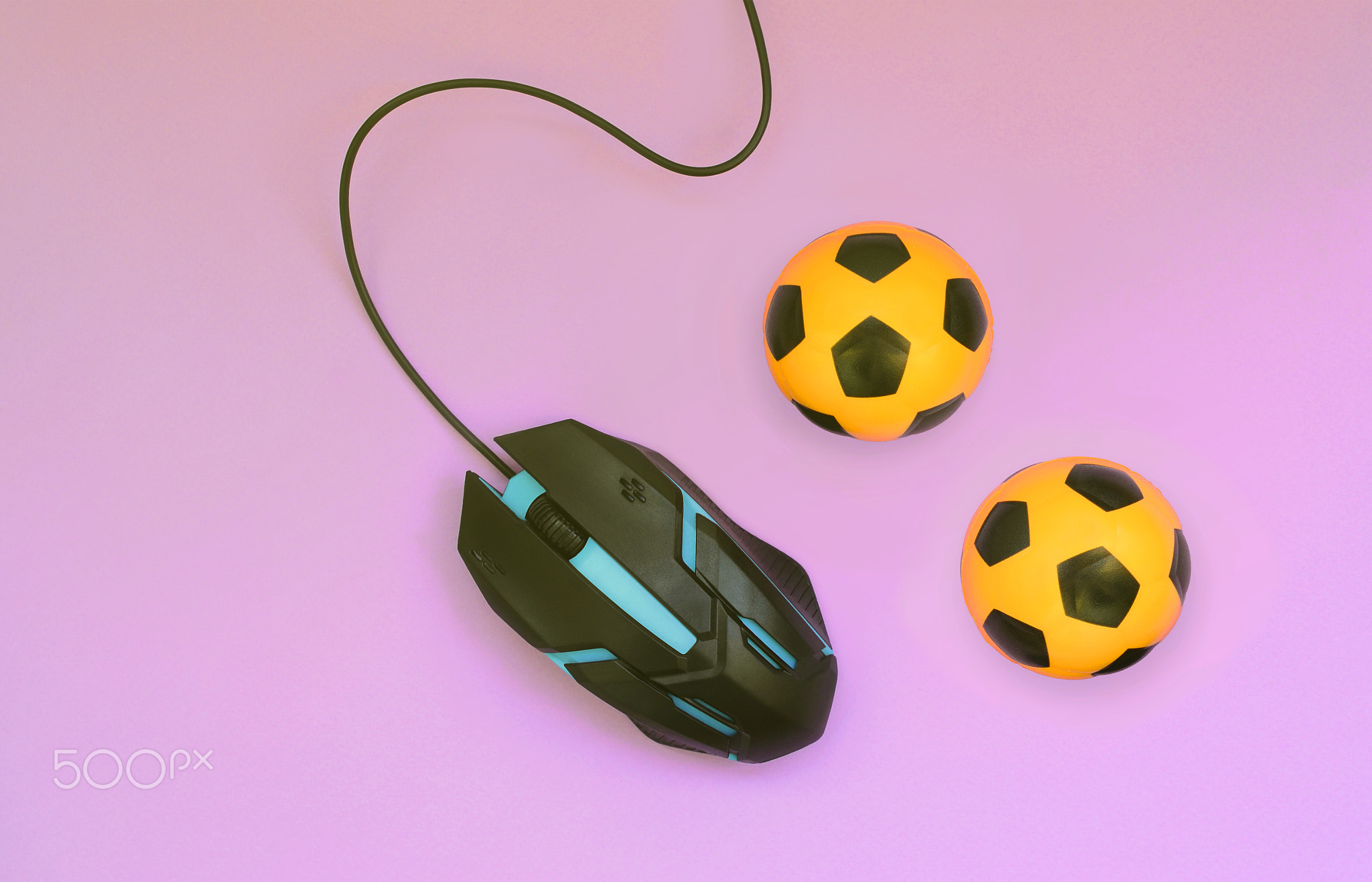 Concept of videogames, esports, sport betting and online gambling