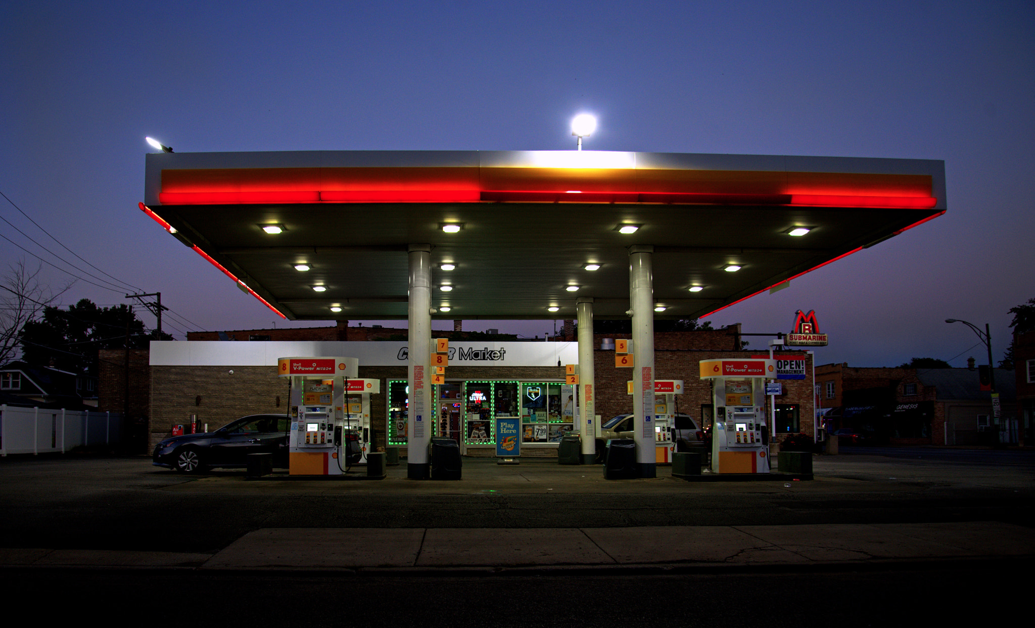 Fossil Fuel at Sunset