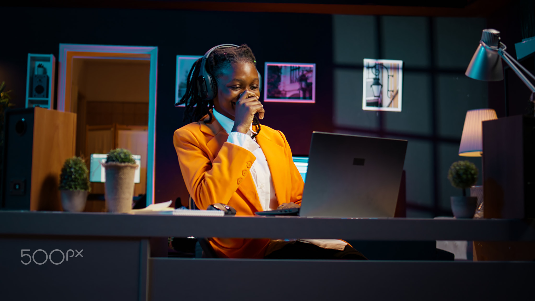 African american girl listening to professor debating latest lesson