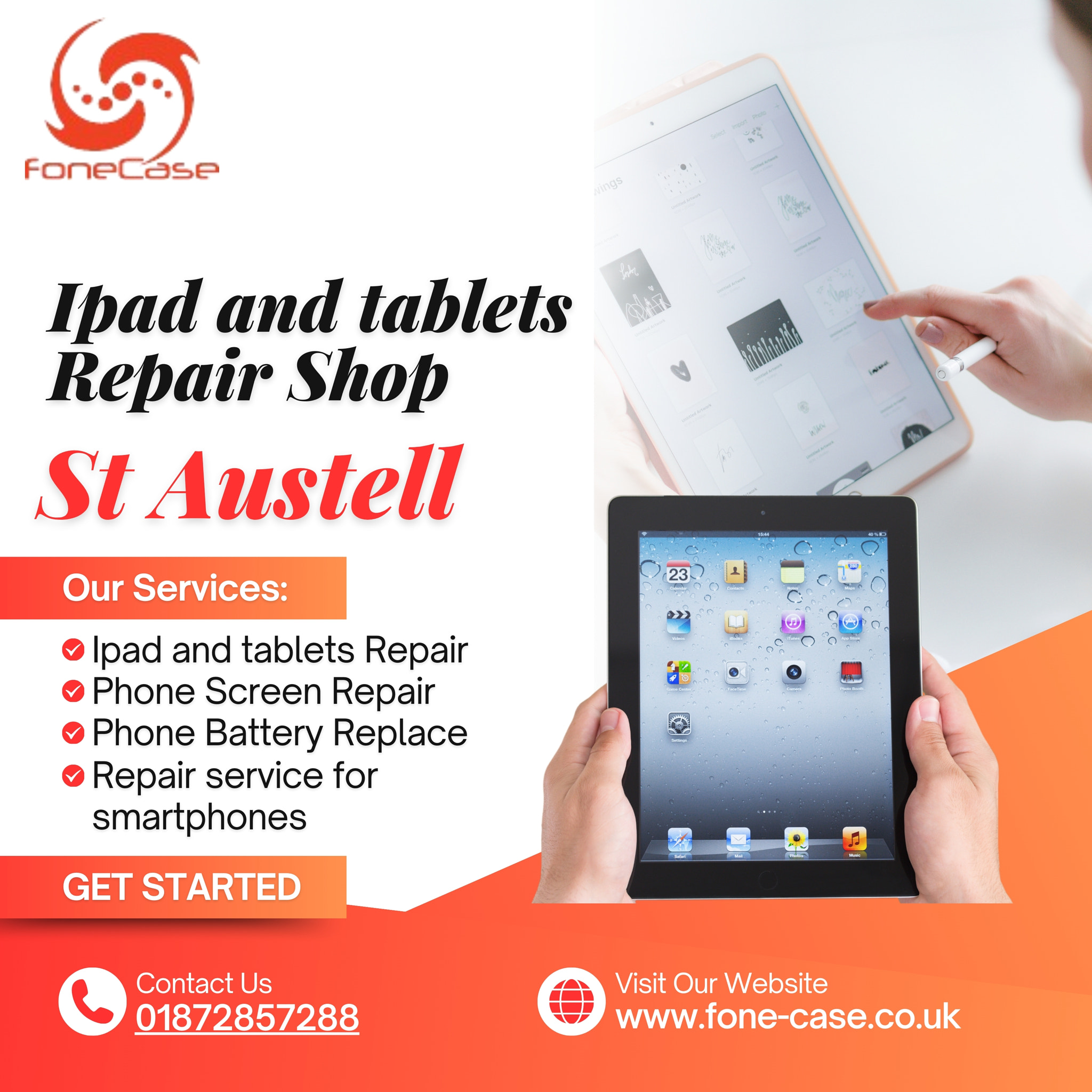 Ipad and tablets Repair Shop in St Austell