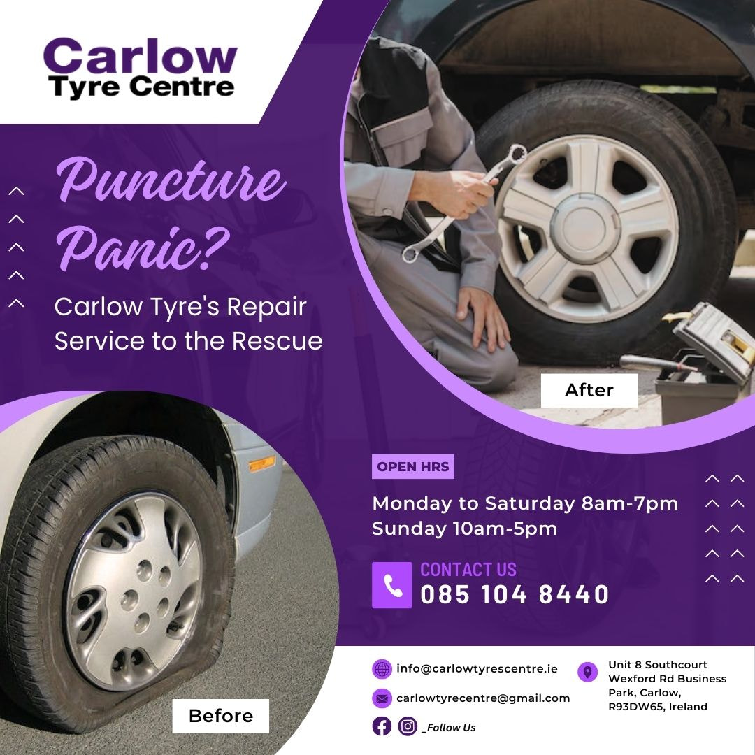 Carlow Tyre Centre - Puncture Repair Shop Carlow