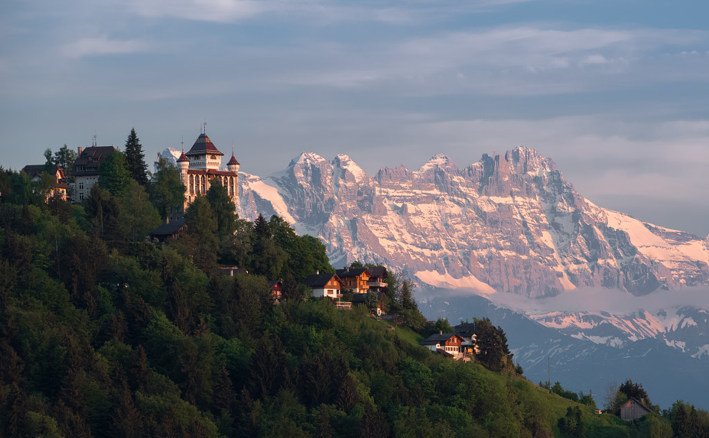 Eden spring in Switzerland