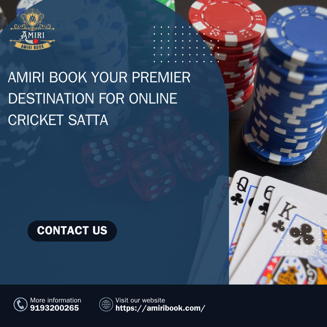 Bet with Confidence Amiri Book Your Premier Destination for Online Cricket Satta!