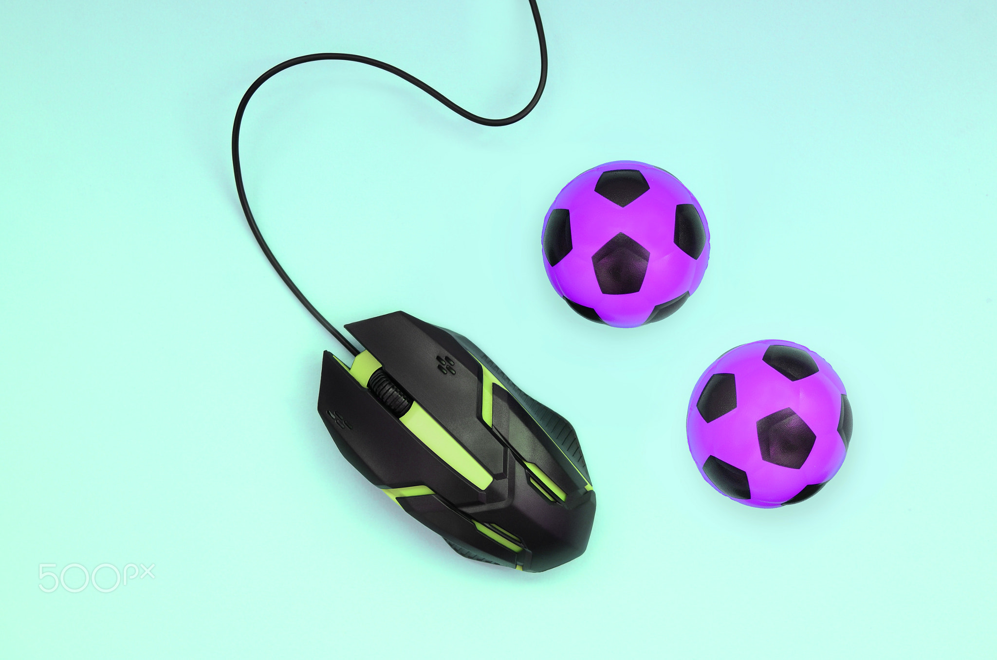 Concept of videogames, esports, sport betting and online gambling