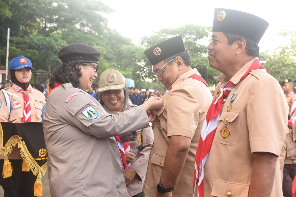 pj wali kota kediri zanariah peringati hari bumi dan hari air dunia world earth day 2024