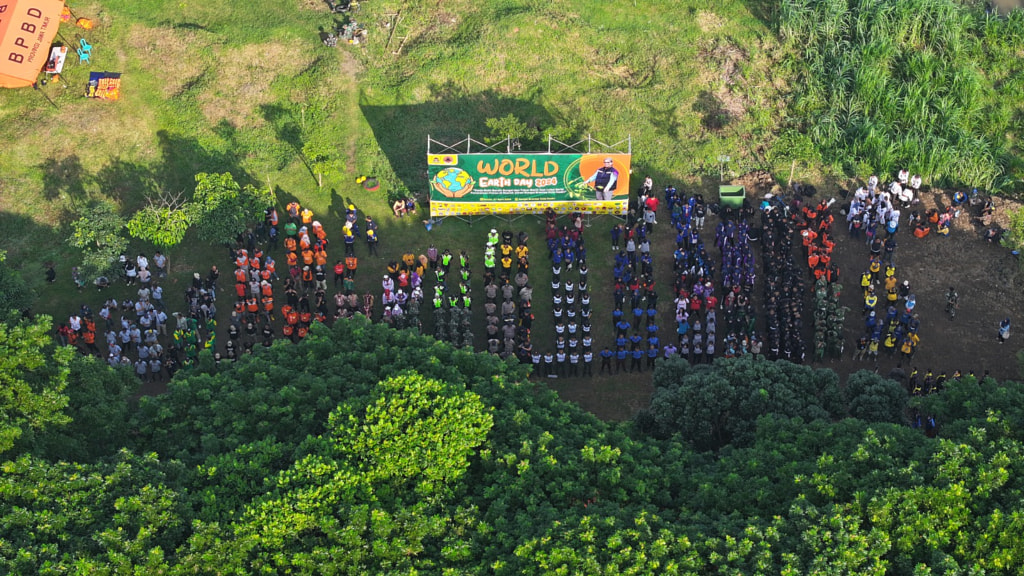 pj wali kota kediri zanariah peringati hari bumi dan hari air dunia world earth day 2024