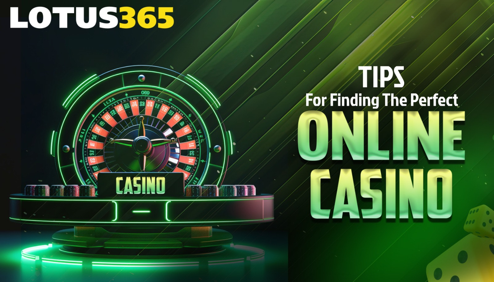 tips on online casino lotus365