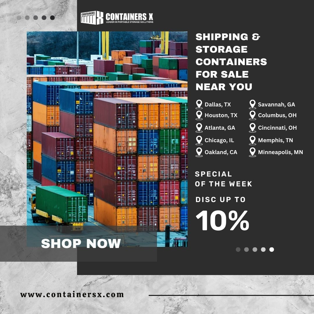 Get up to 10% Off on Shipping Containers for Sale in Atlanta