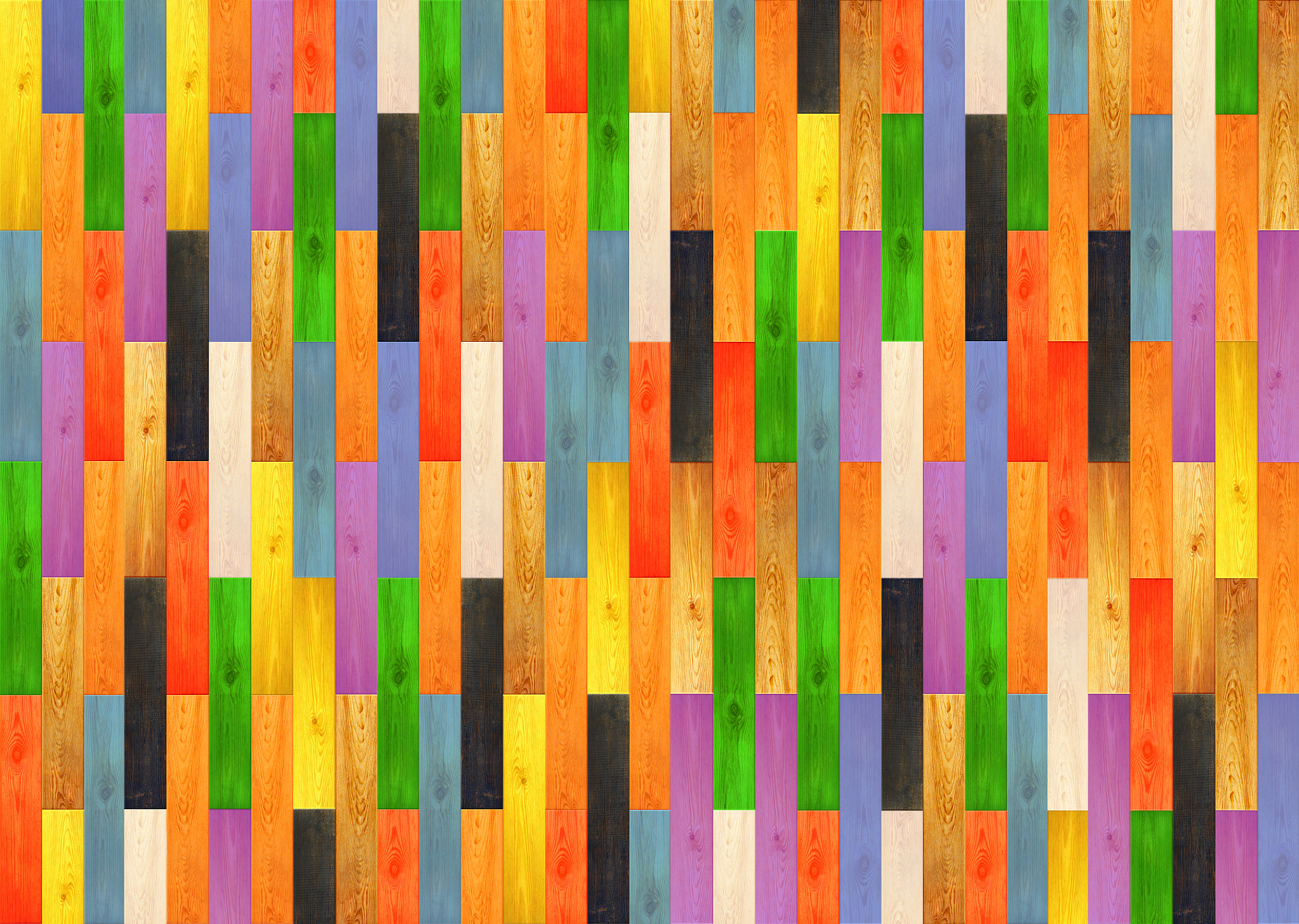 Parquet from wooden multicolored boards