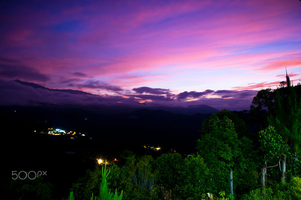 The Sunrise of Kundasang by L's on 500px.com