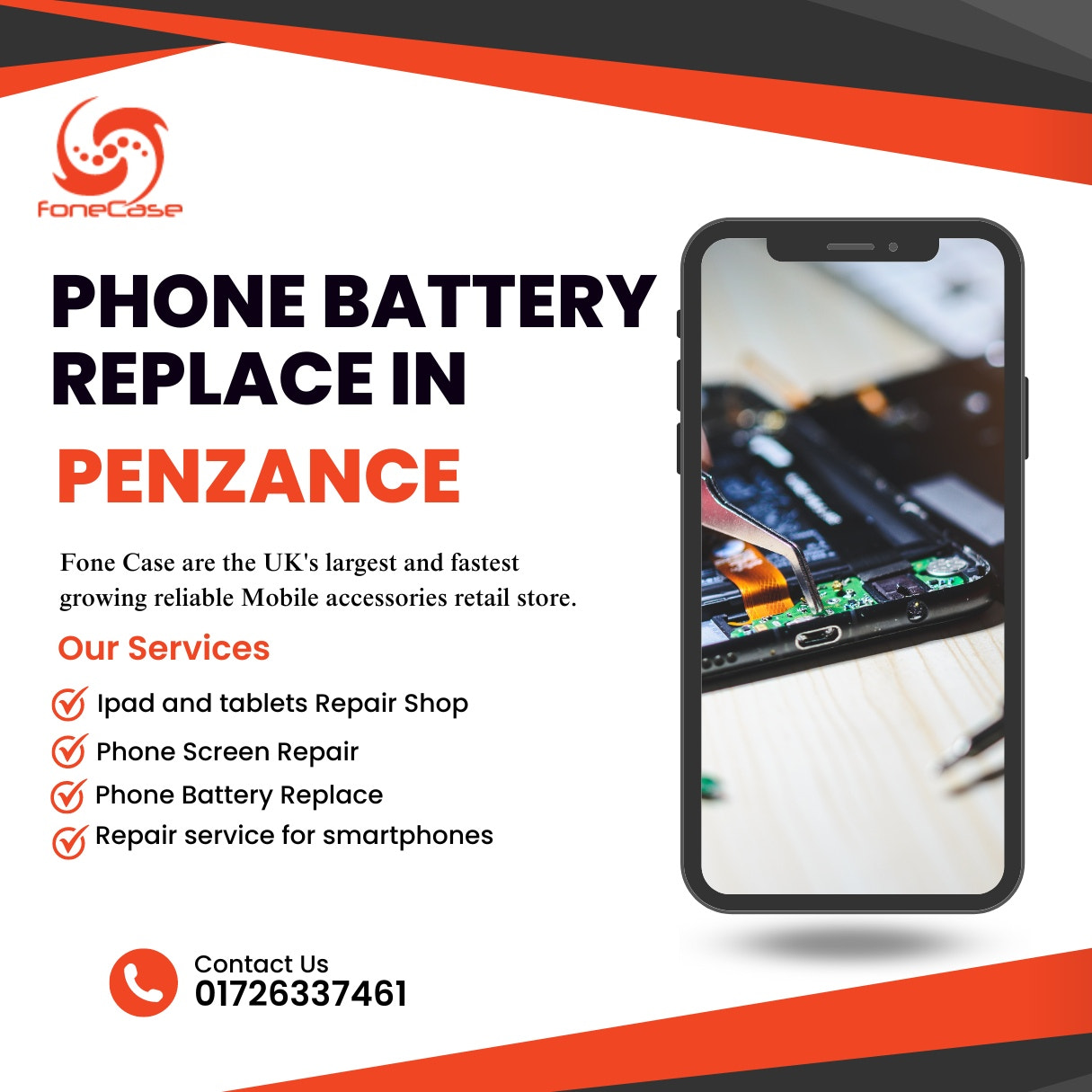 Phone Battery Replace in Penzance