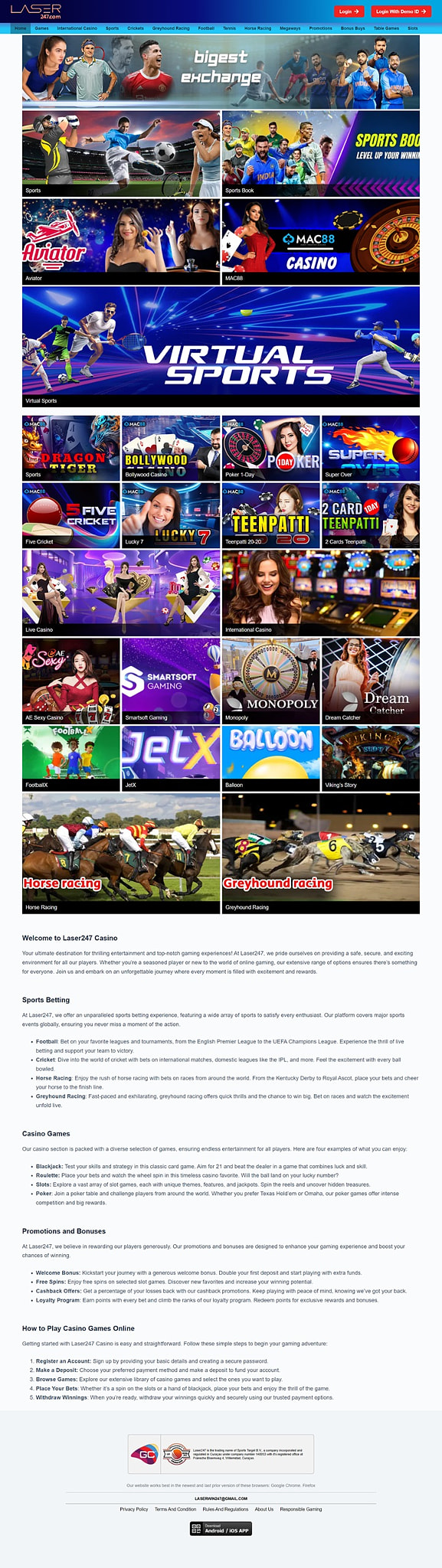 Laser247: Your Ultimate Destination for Thrilling Entertainment and Top-Notch Gaming Experiences