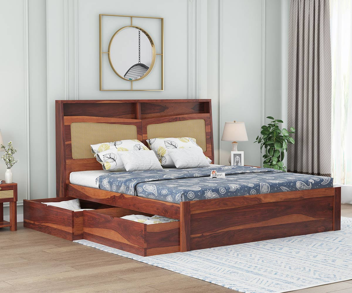 Buy Upto 55% Off - King Size Bed Design Latest - Solid Wood | Jodhpuri furniture