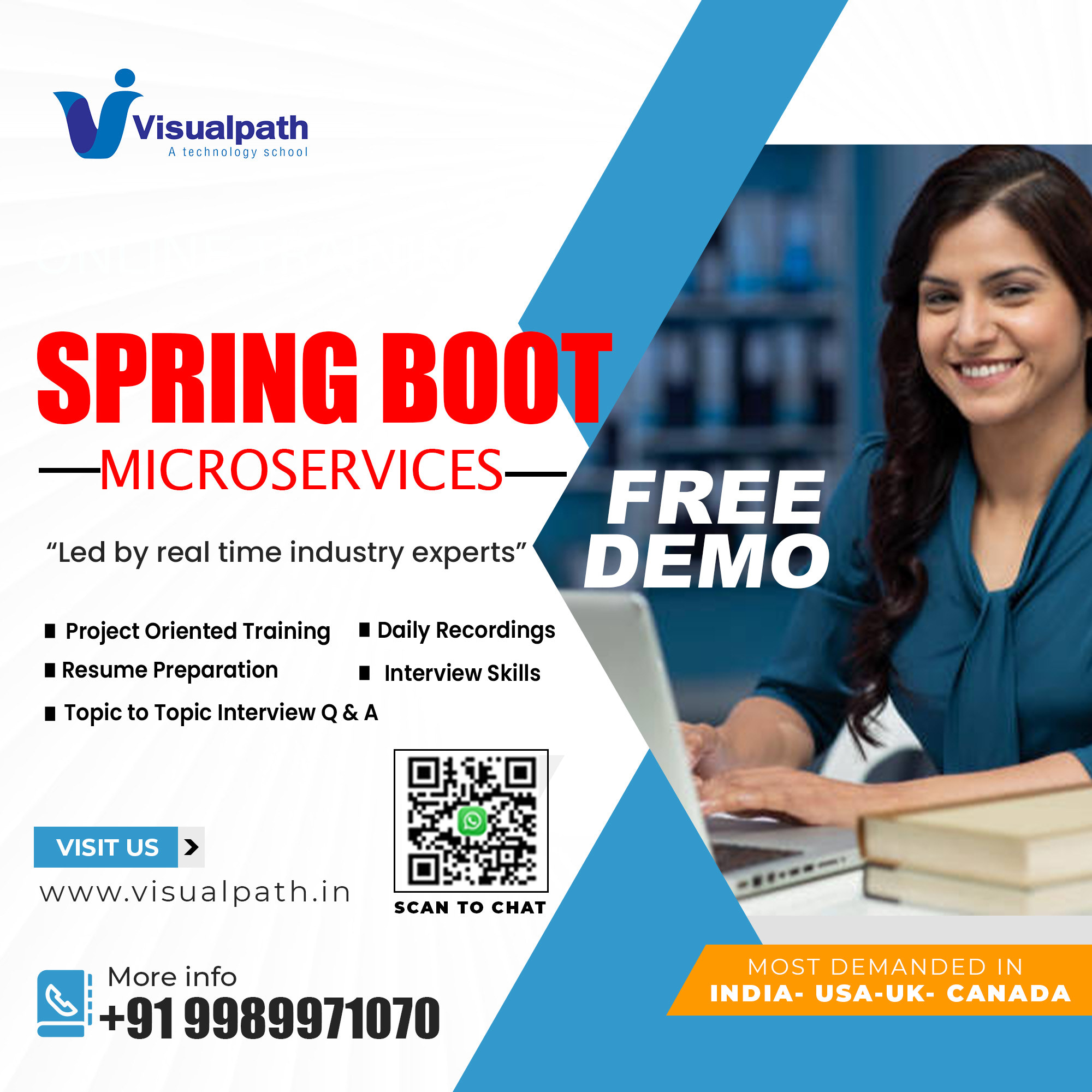 Spring Boot Microservices Training Ameerpet | Spring Boot Online Training Course